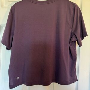 lululemon athletica Purple Short Sleeve Tee
